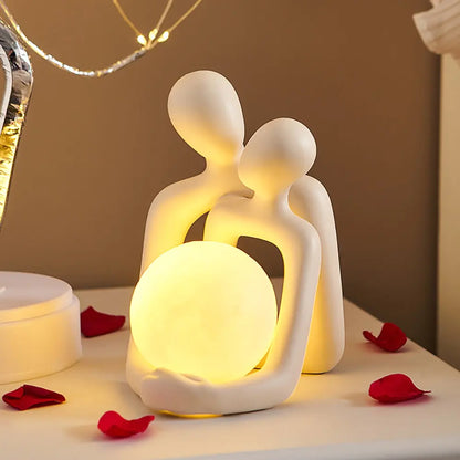 Taufora Halil - Couple Statue Table Lamp