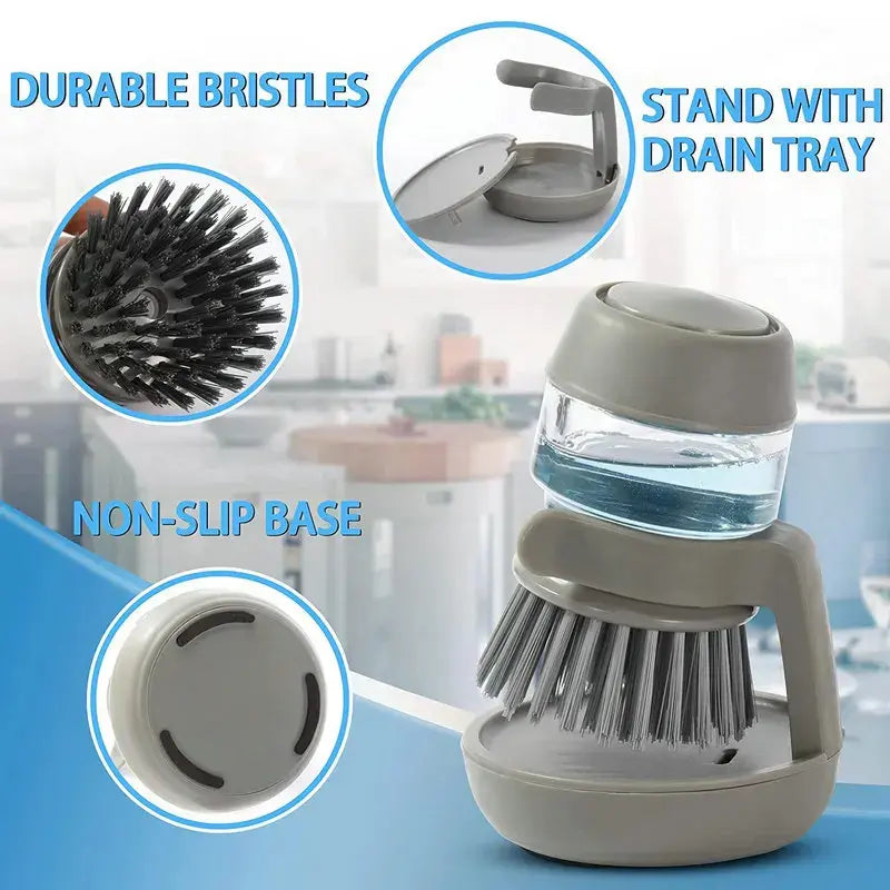 Taufora Halil - Dishwashing Brush with Soap Dispenser