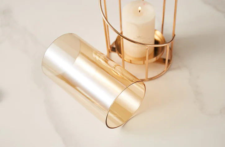 Taufora Halil - Elegant Cylindrical Candle Holder