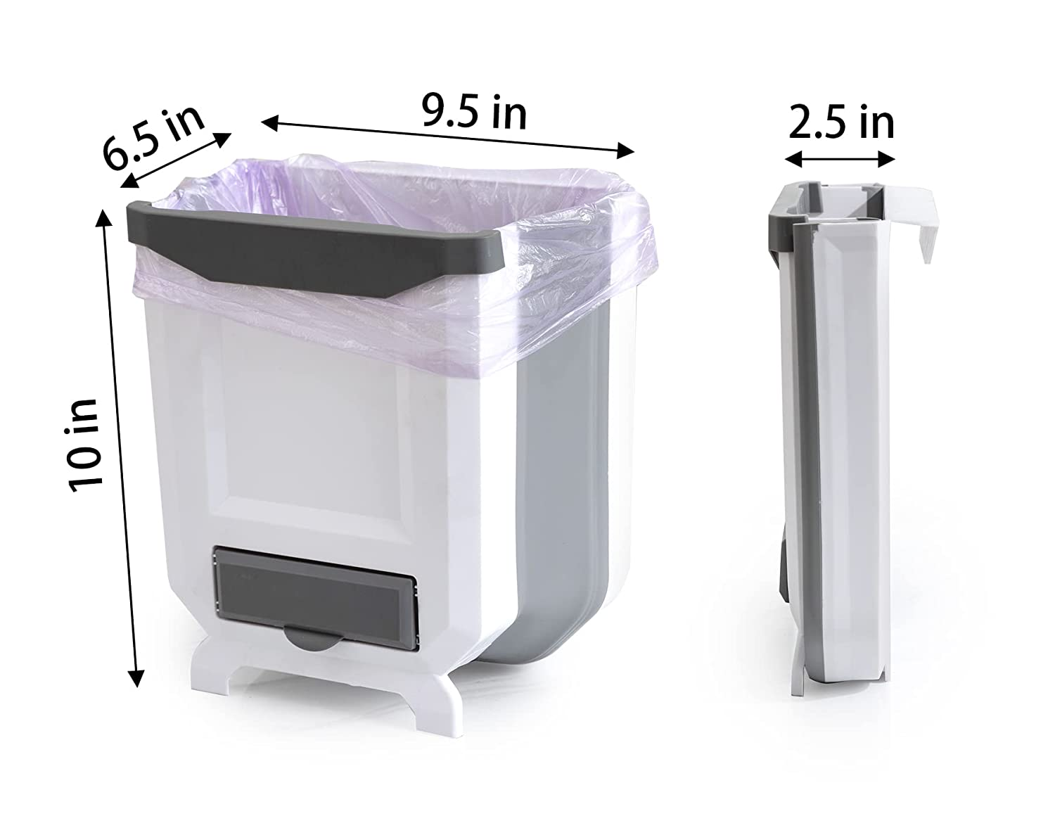 Taufora Halil - Foldable Hanging Kitchen Trash Can