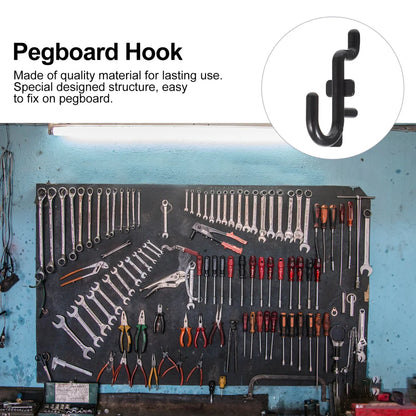 J Shape Peg Board Hooks