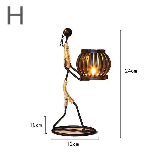 Taufora Halil - Little Man Candle Holder