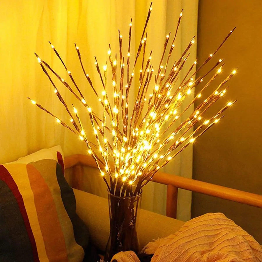 Taufora Halil - LED Willow Branch Lamp