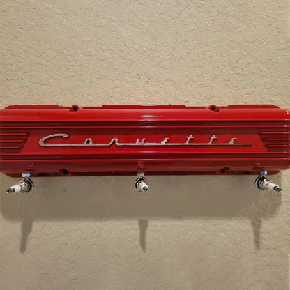 Vintage Script Corvette Wall Rack