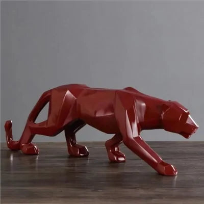 Taufora Halil - Leopard Resin Statue