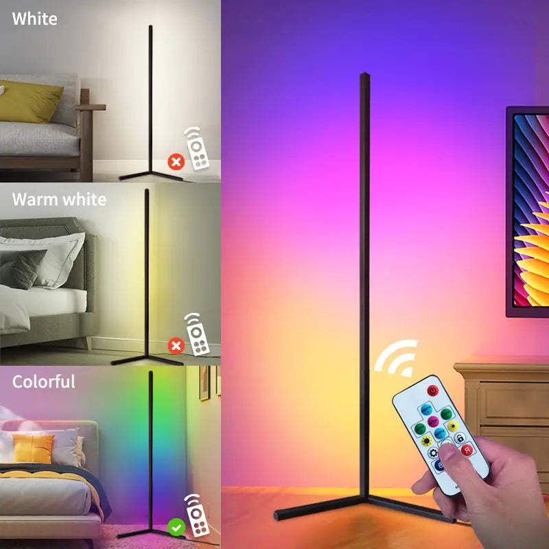 Taufora Halil - RGB Corner Floor Lamp