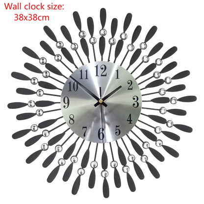 Taufora Halil - Feather Sun Wall Clock