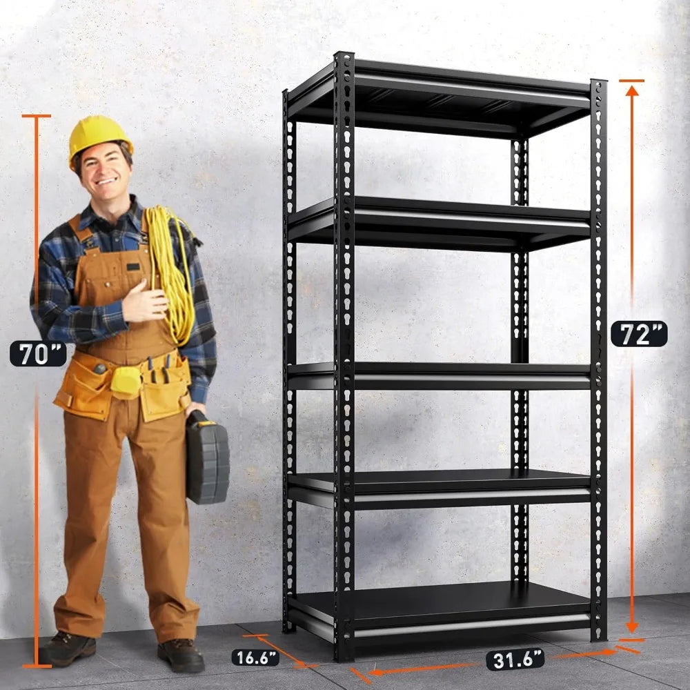 Taufora Halil - Garage Shelving 2000 LBS - Adjustable 5 -Tier