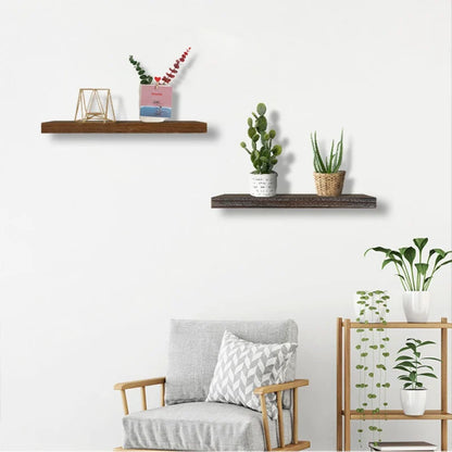 Wall Mounted Wooden Shelf