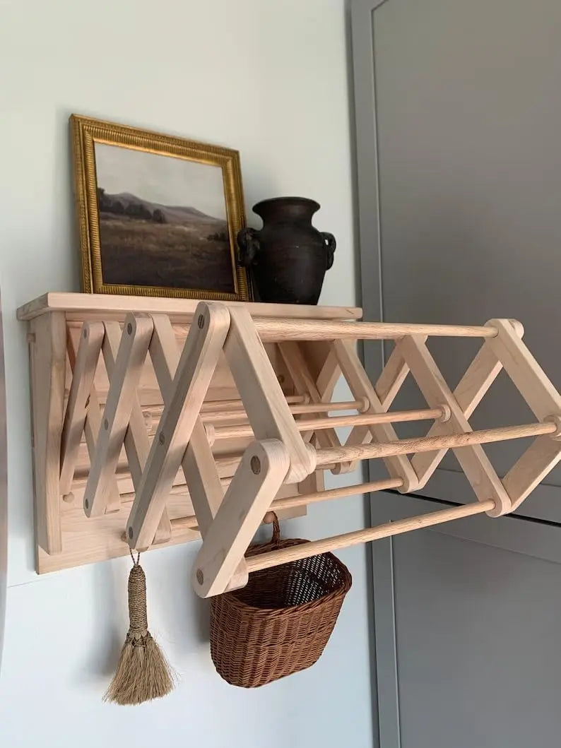 Taufora Halil - Collapsible Wooden Wall Shelf