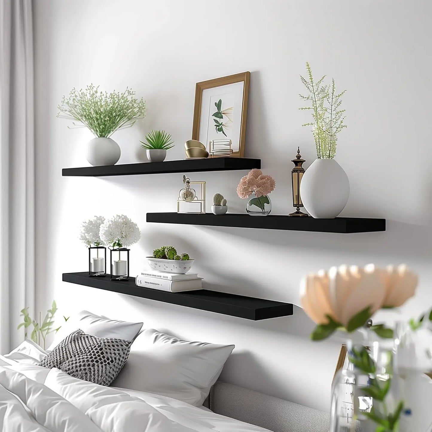 Taufora Halil - Wood Floating Shelves