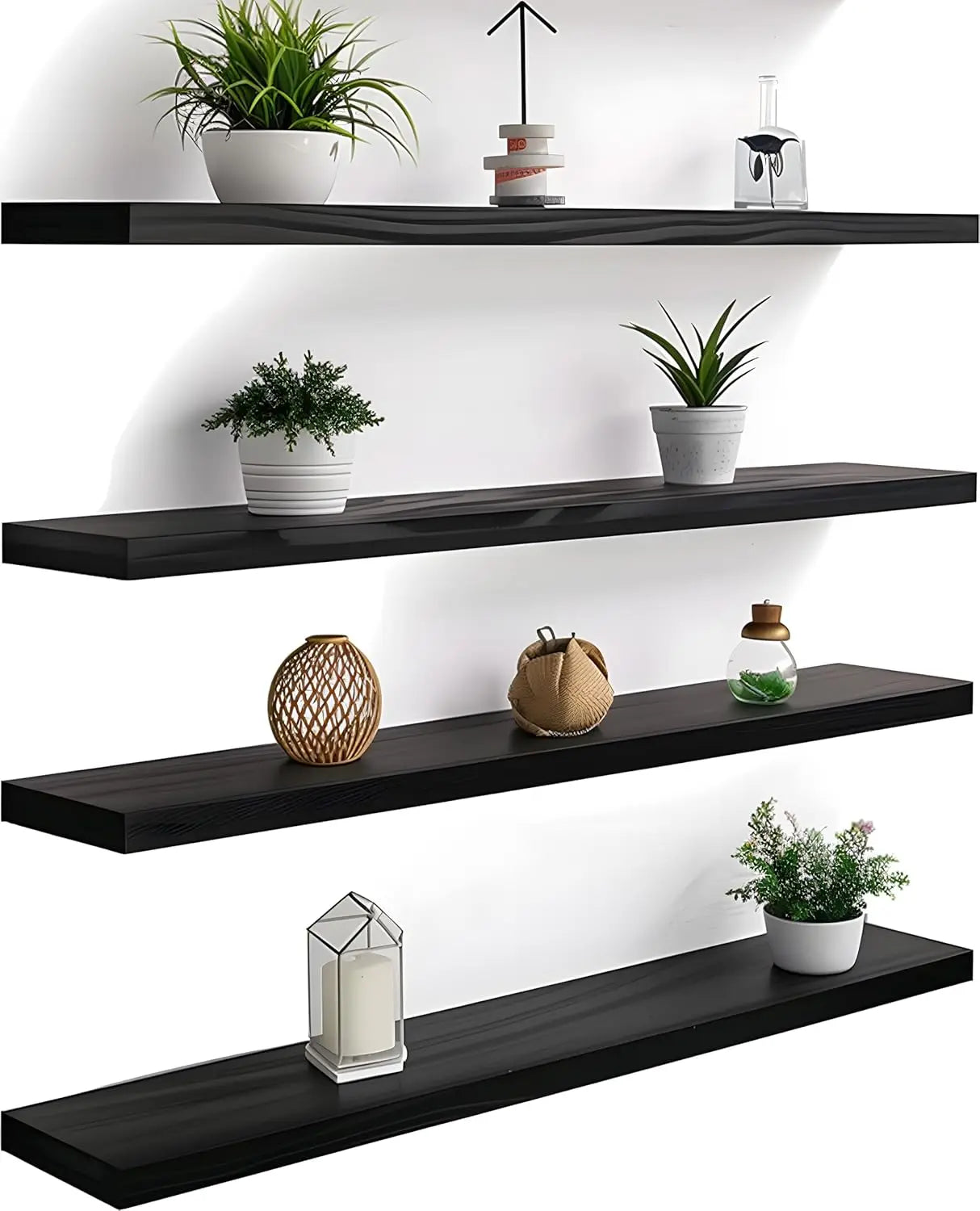 Taufora Halil - Wood Floating Shelves