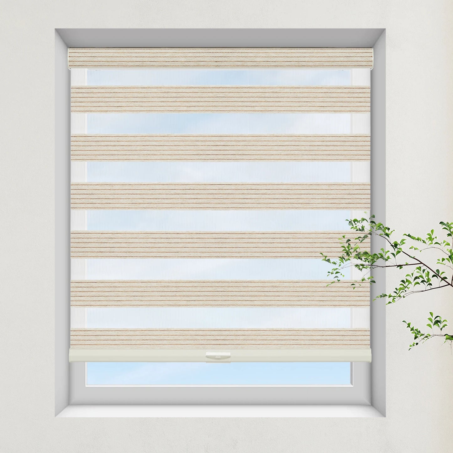 Taufora Halil - Natural Linen Zebra Shades