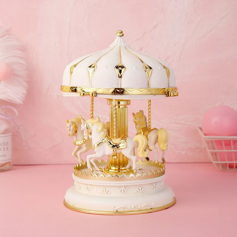 Taufora Halil - Elegant Carousel Music Box