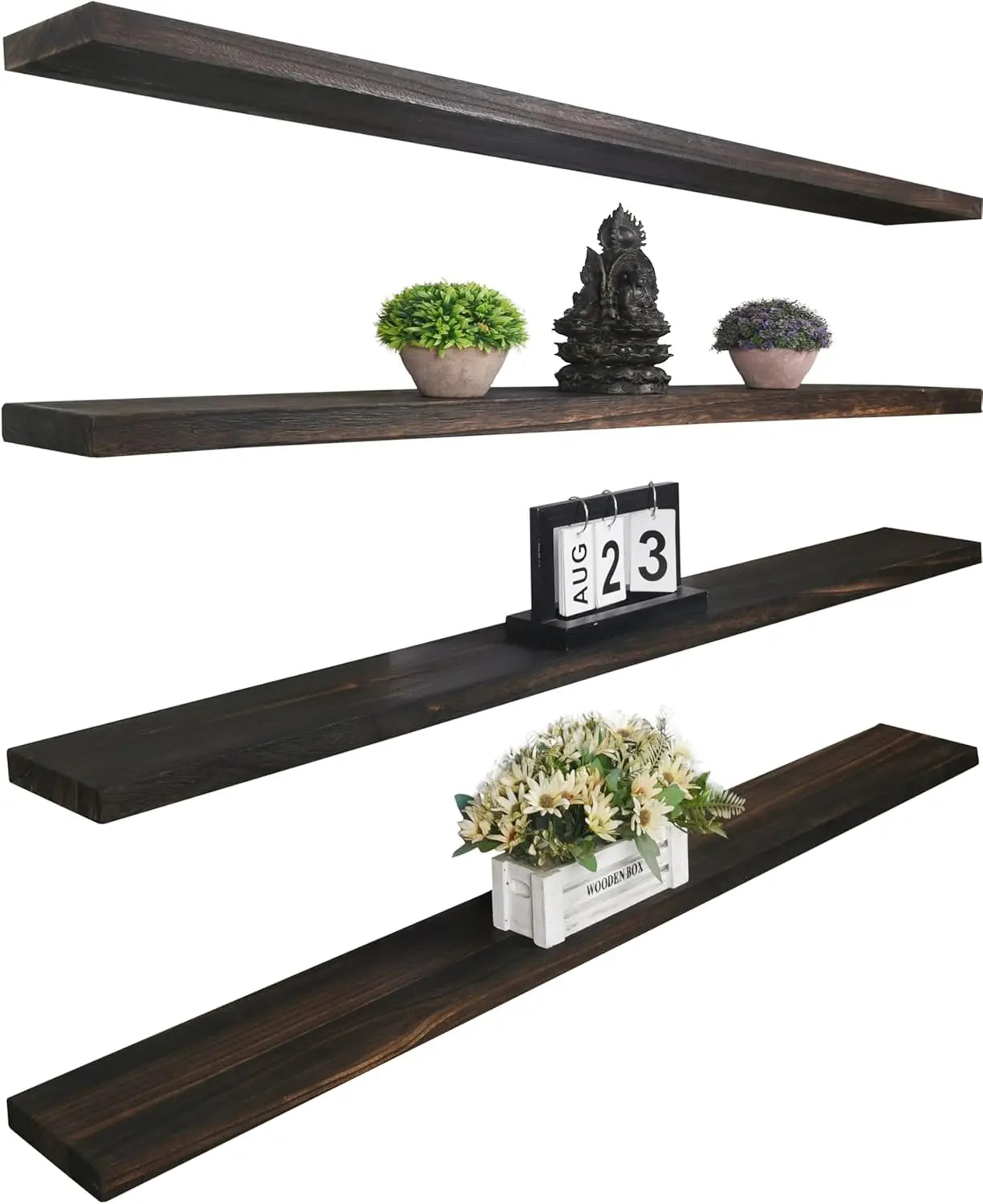 Taufora Halil - Wood Floating Shelves