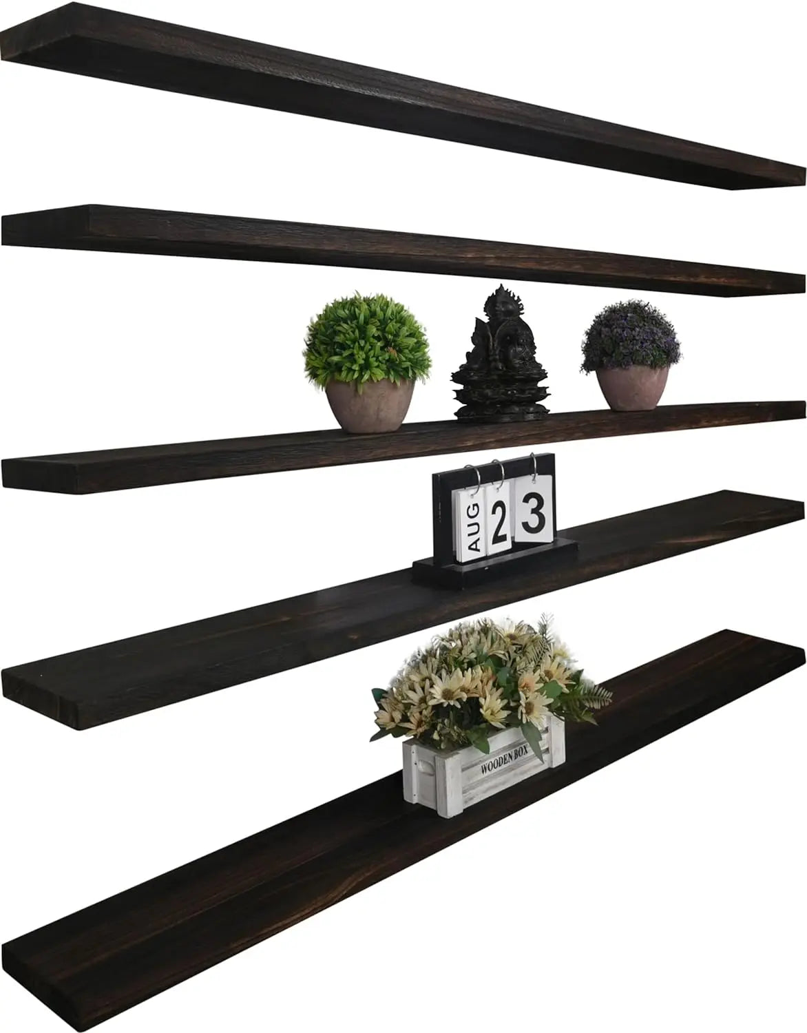 Taufora Halil - Wood Floating Shelves