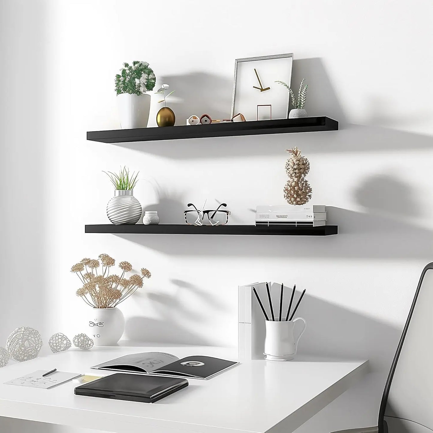 Taufora Halil - Wood Floating Shelves