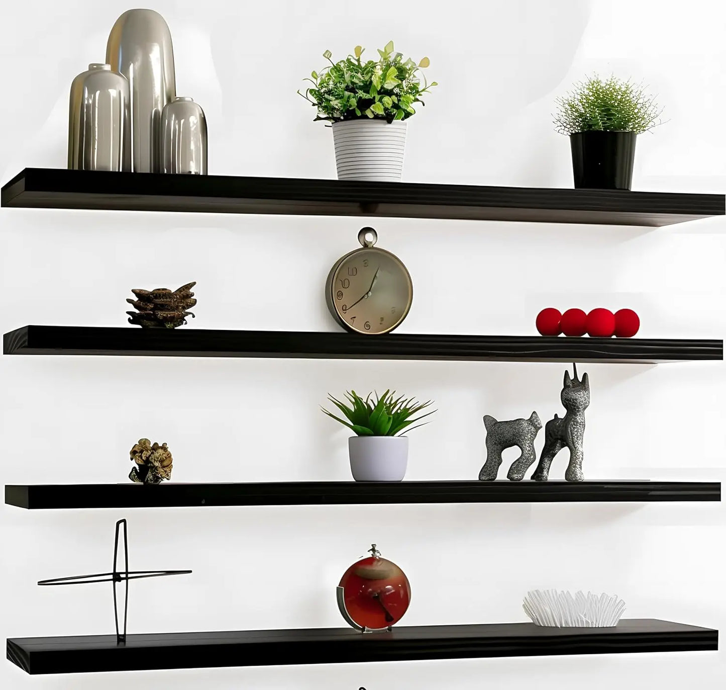 Taufora Halil - Wood Floating Shelves