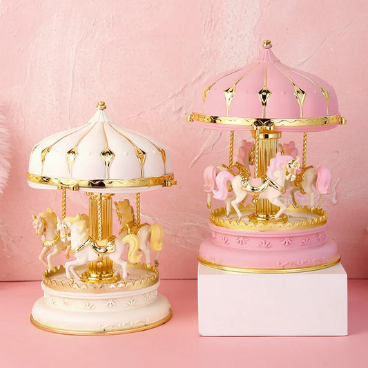 Taufora Halil - Elegant Carousel Music Box