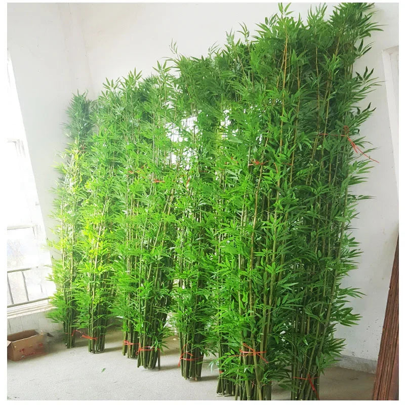 Taufora Halil - 10PCS Artificial Green Bamboos