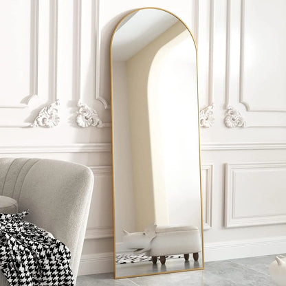 Taufora Halil - Gold Arched Full Length Mirror