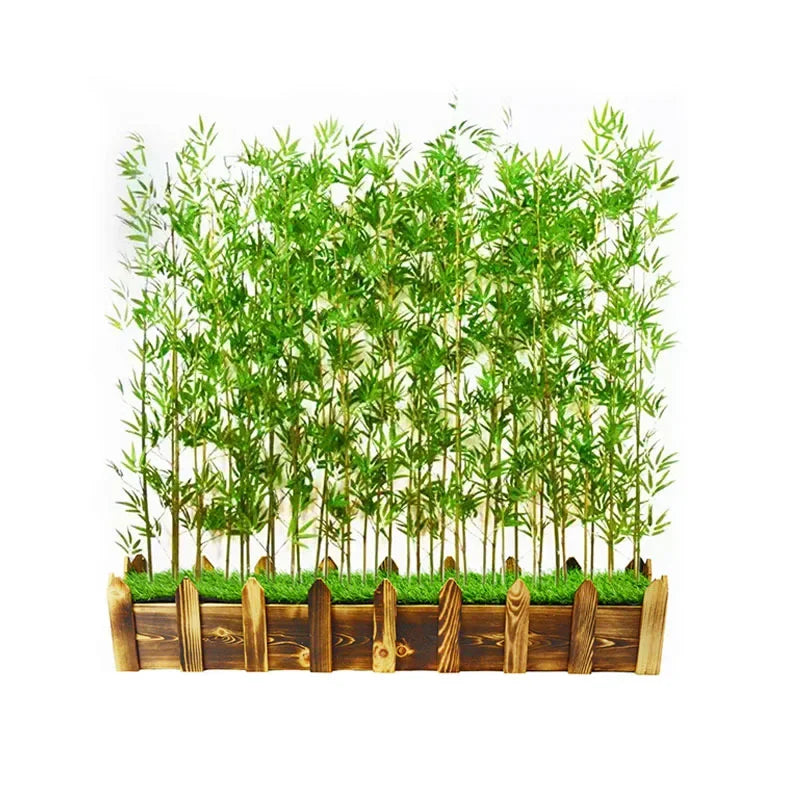 Taufora Halil - 10PCS Artificial Green Bamboos