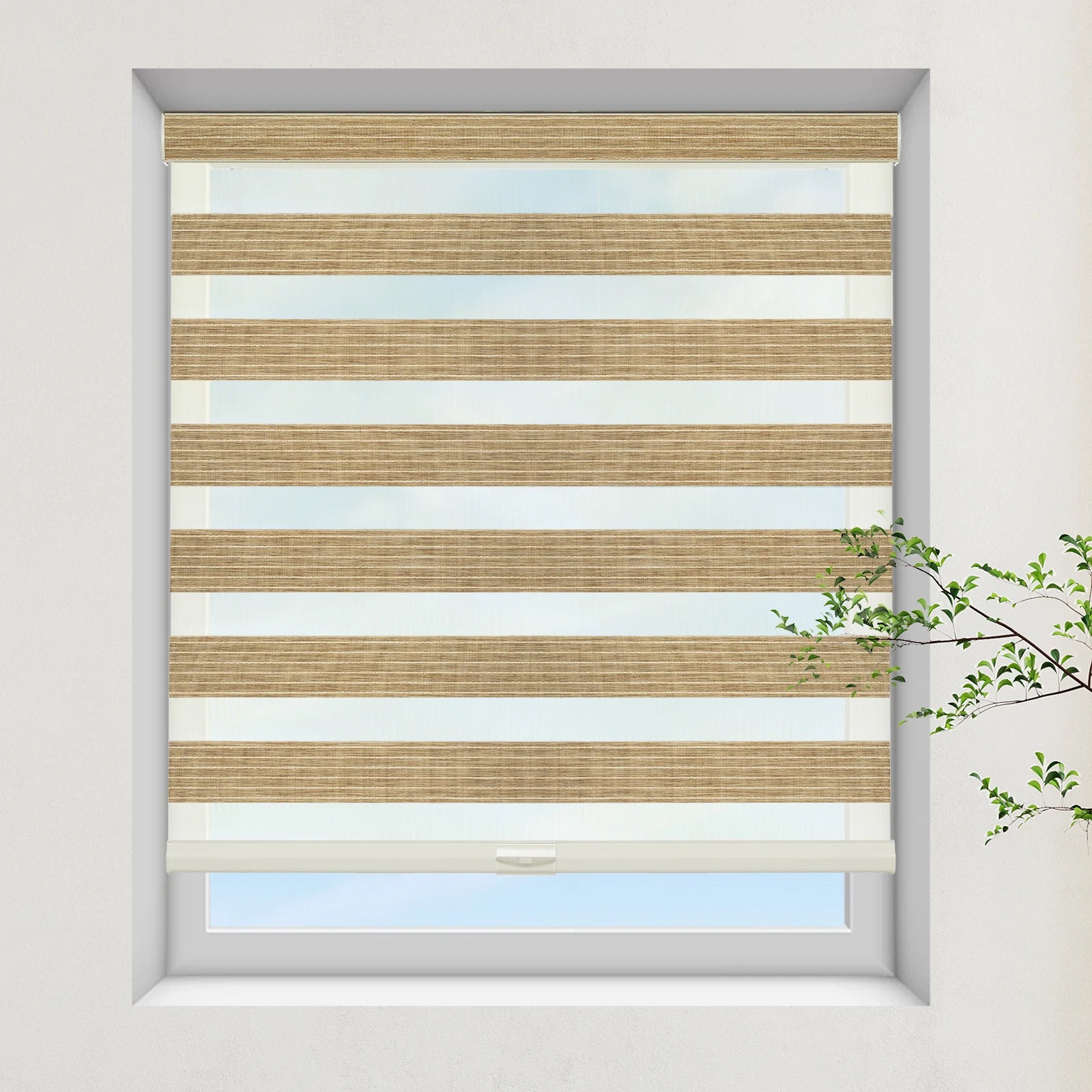 Taufora Halil - Natural Linen Zebra Shades