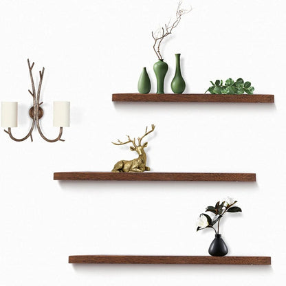 Wall Mounted Wooden Shelf