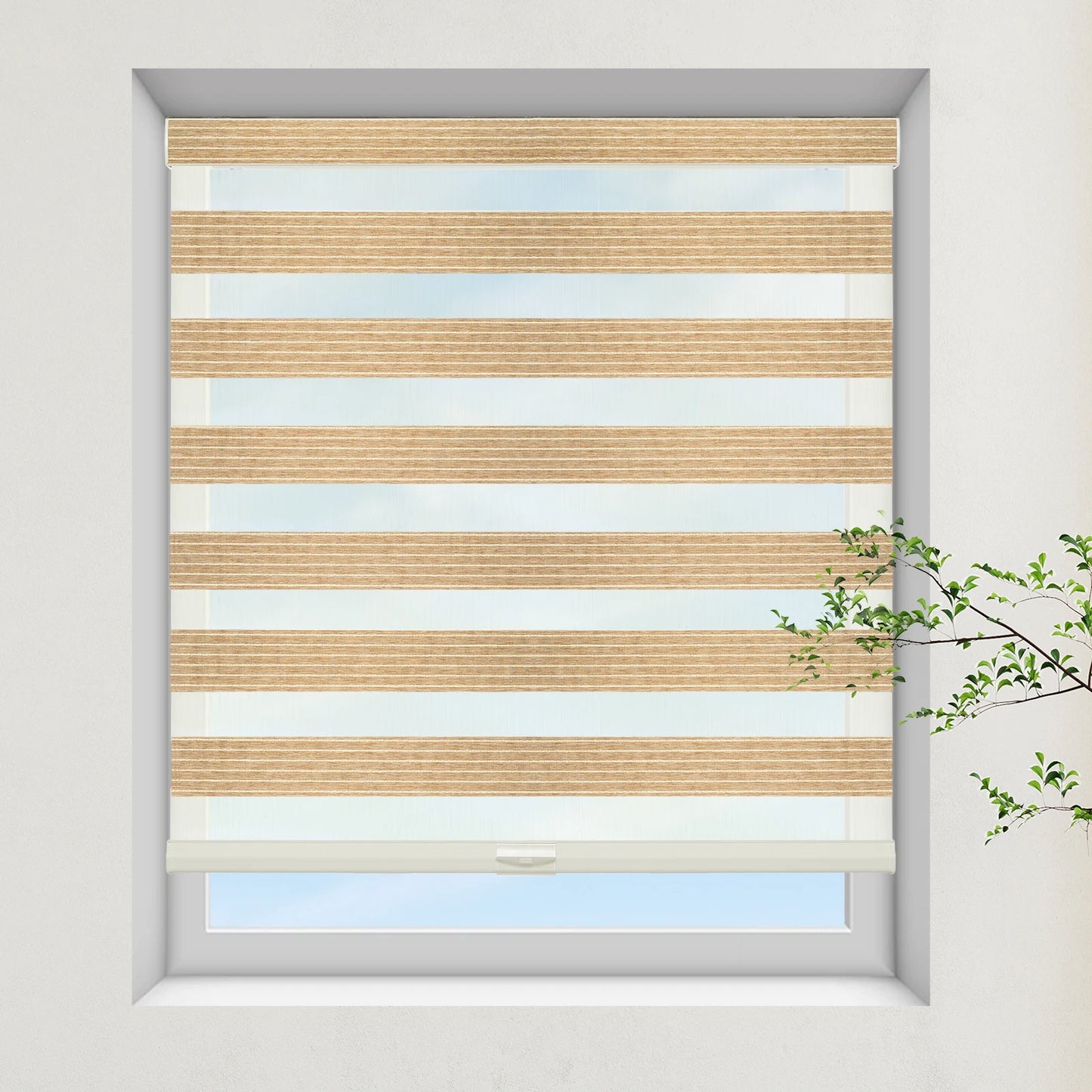 Taufora Halil - Natural Linen Zebra Shades