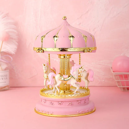 Taufora Halil - Elegant Carousel Music Box