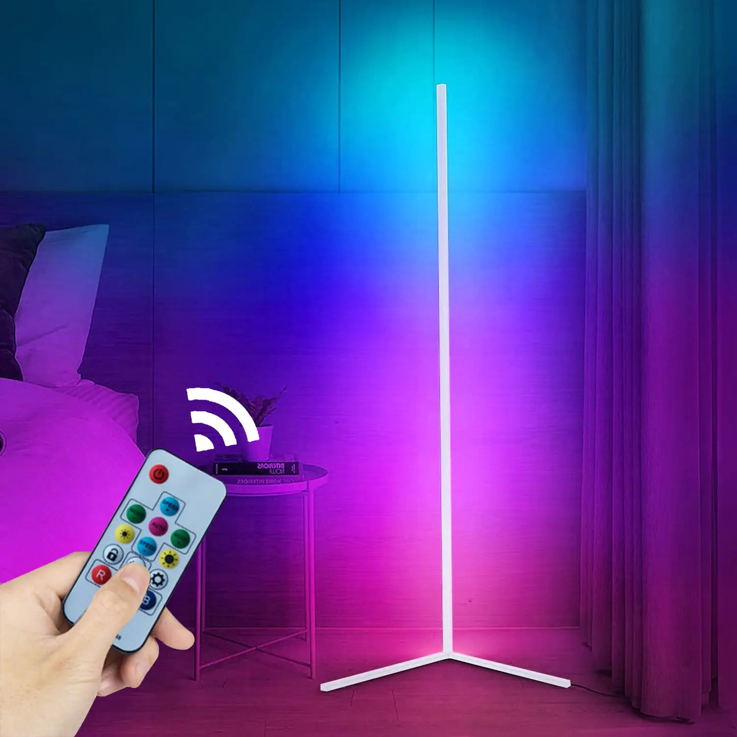 Taufora Halil - RGB Corner Floor Lamp