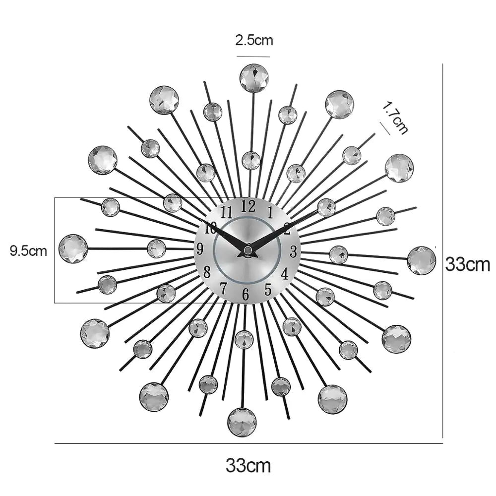 Taufora Halil - Sunburst Wall Clock