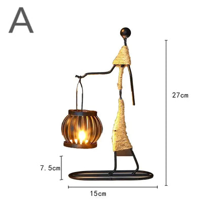 Taufora Halil - Little Man Candle Holder