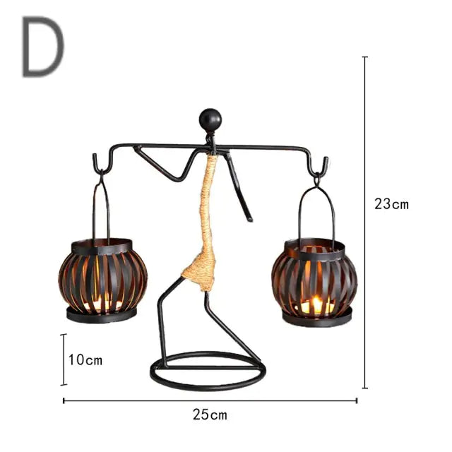 Taufora Halil - Little Man Candle Holder