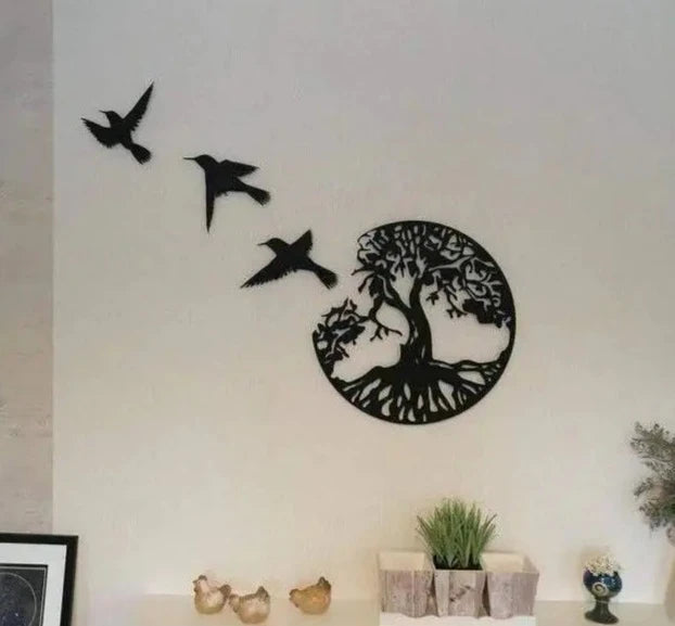 Taufora Halil - Tree of Life Decorative Iron Wall Art Wall