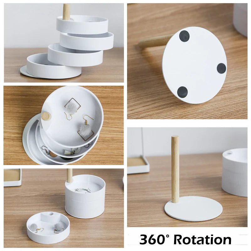 Taufora Halil - 360 Rotating Jewelry Storage