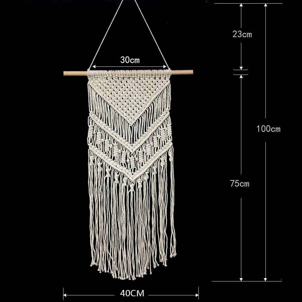 Taufora Halil - Macrame Wall Hanging Boho Art Decor