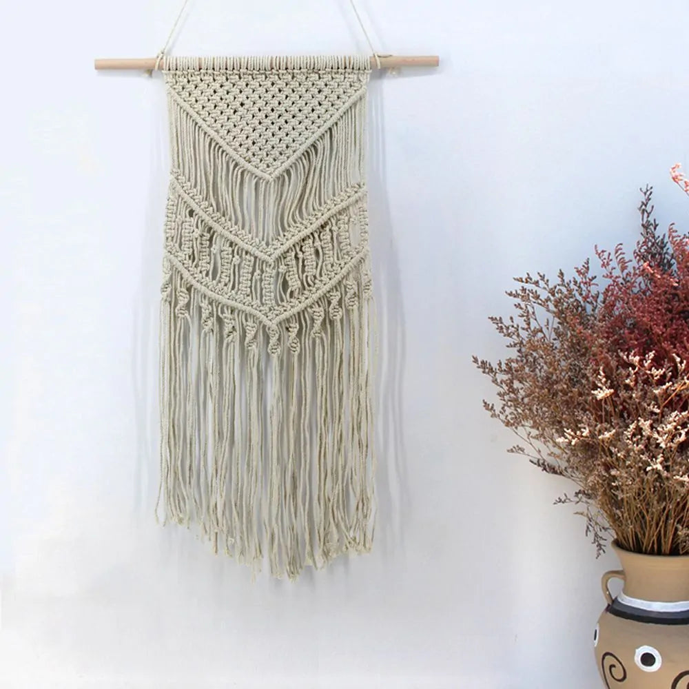 Taufora Halil - Macrame Wall Hanging Boho Art Decor