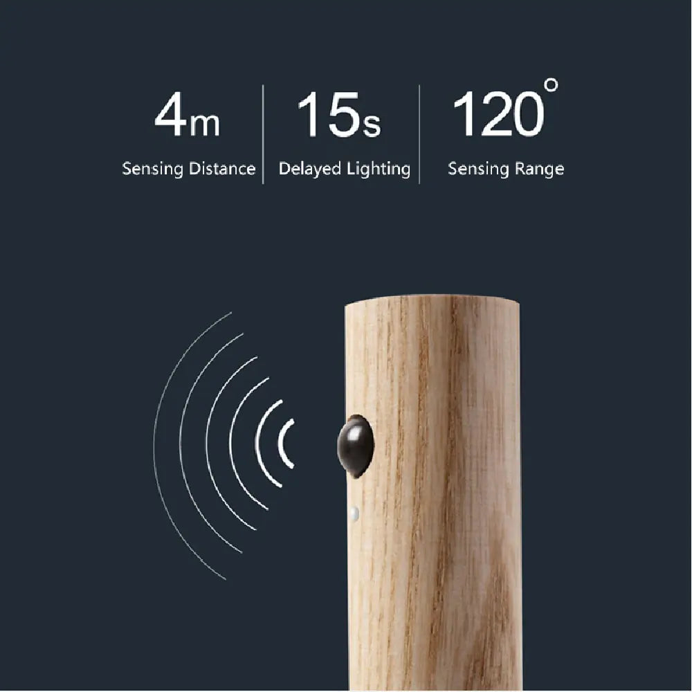 Taufora Halil - LED Wireless Wood Stick Night Light