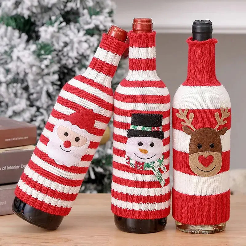 Christmas Wine Bottle Cover