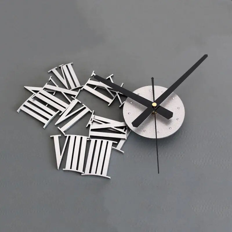 Taufora Halil - DIY Roman Numerals Wall Clock